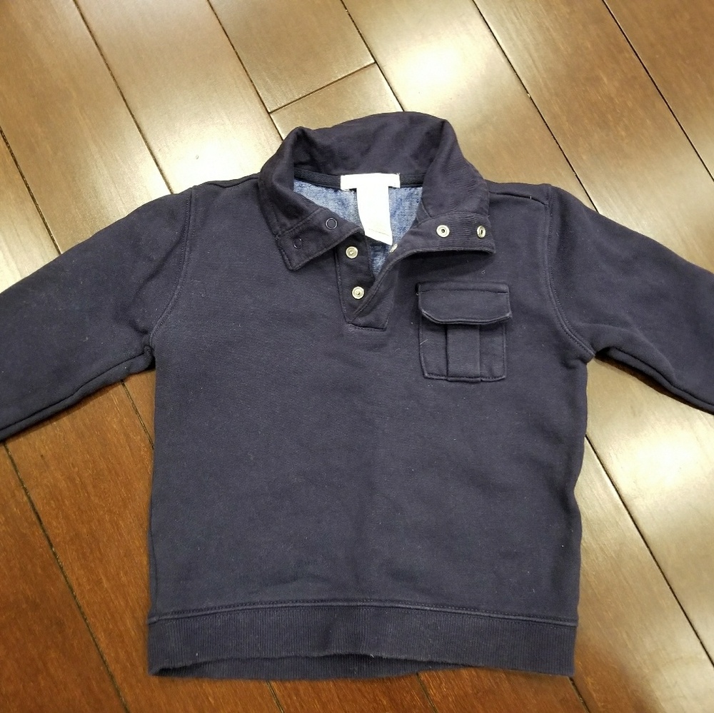 Janie and Jack Navy sweatshirt
